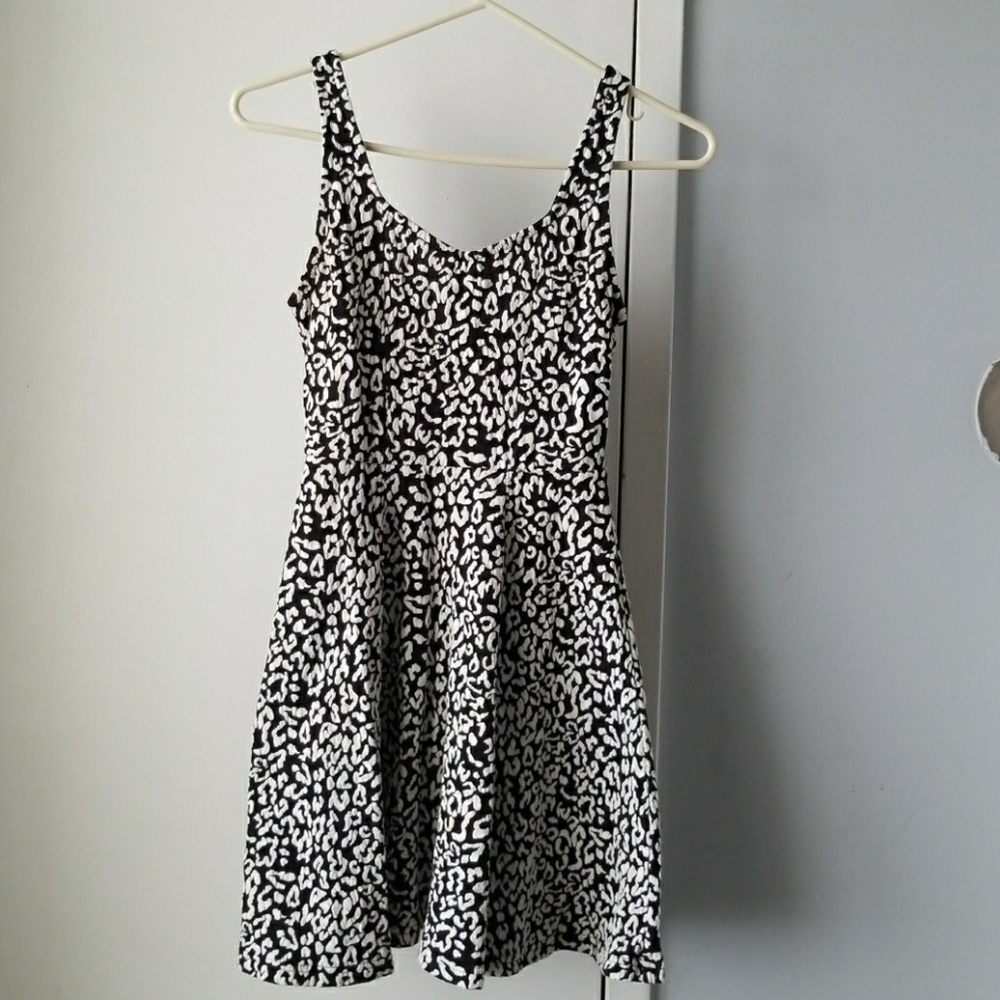 Black and white skate dress
